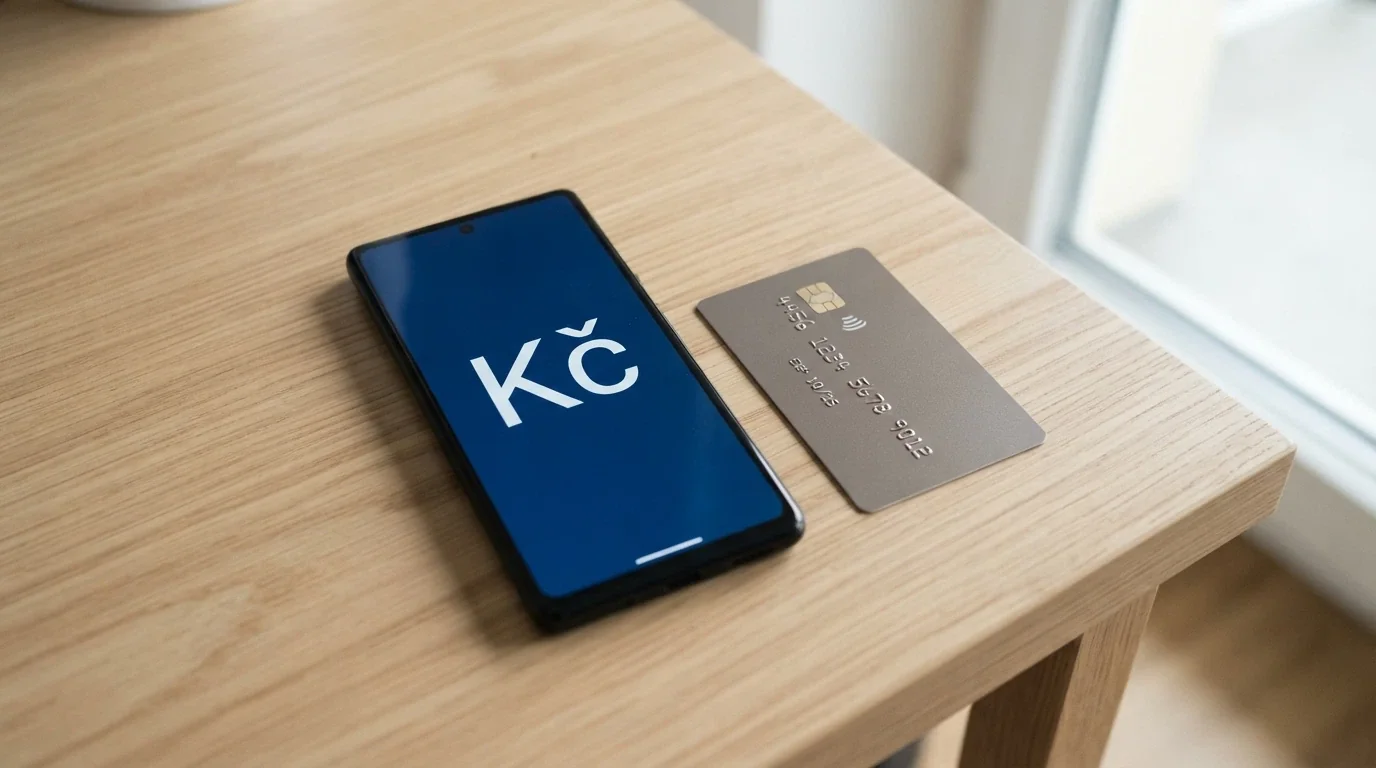 Mobil s otevřenou peněženkou, ze které vyskakují ikony platebních metod: NeteraPay, PayPal, Skrill, platební karta